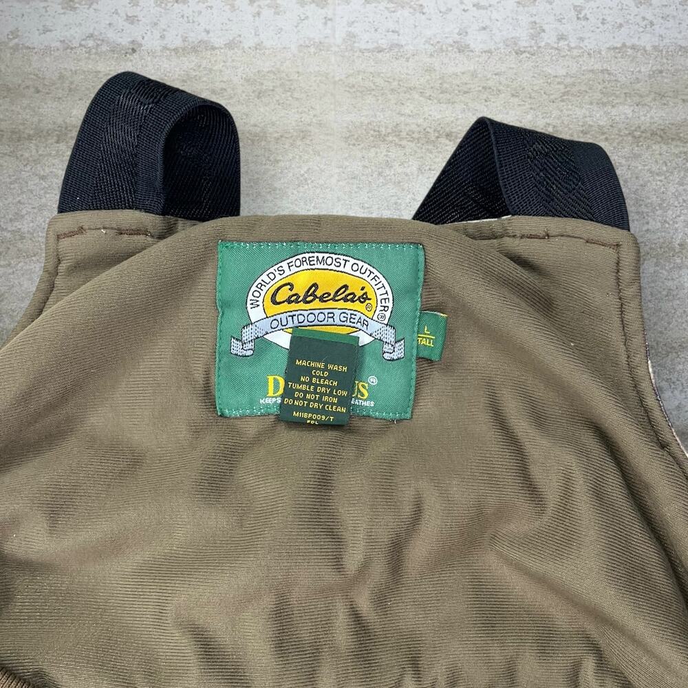 Vintage 90s Realtree Hunting Camo Overalls Mens LT Baggy Wide Leg Fit Insulated - Picture 4 of 7